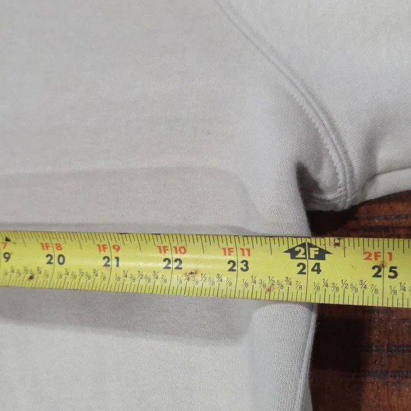 Nike Tan Cream Hoodie with Eagle Hawk Design Size XL - Picture 4 of 6